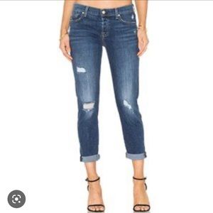 7 for all Mankind Joesfina Skinny Bf Jeans Size 28